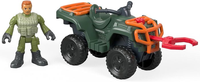 BRAND NEW Imaginext Jurassic World, ATV & Technician Action Figure