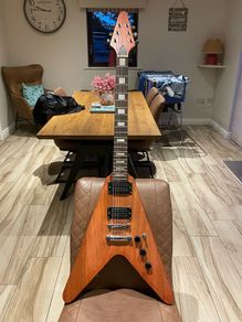 Custom made Gibson style flying v
