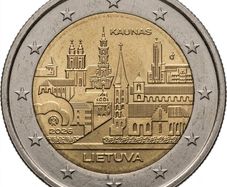 Lithuania 2 Euro Commemorative Coin 2026 - Kaunas Town. Uncirculated.