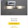 Chrome bathroom wall light Image 2