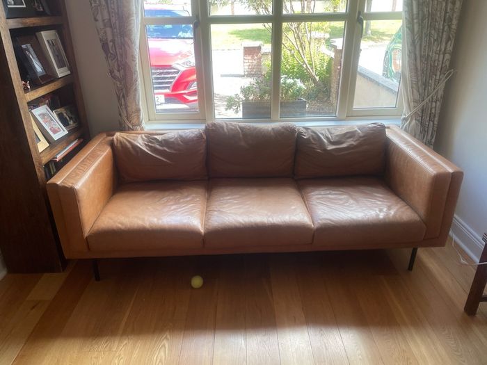 leather sofa