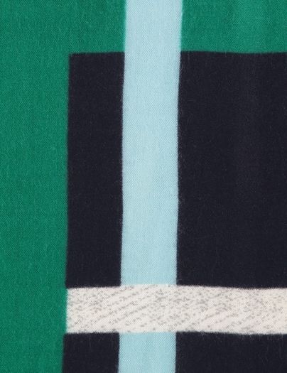 Samoon.  SALE New Scarf From Samoon In Shades Of Jade , Navy And White/ Grey. Reduced