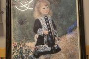 Framed print reproduction of Pierre-Auguste Renoir's