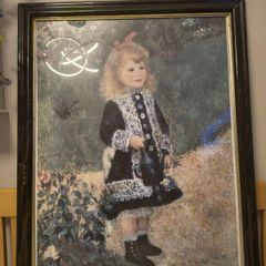 Framed print reproduction of Pierre-Auguste Renoir's