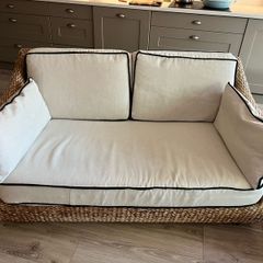 Rattan sofas x 2