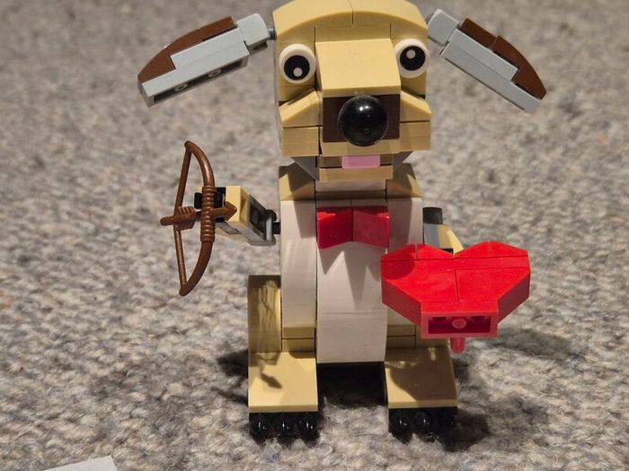 Lego 40201 Valentine's Cupid Dog and 40202 Easter Chick