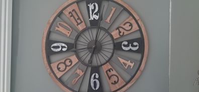 Rustic Wooden Clock