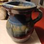 Studio pottery sugar bowl & 1pt.jug from Desert Serges Pottery, West Cork Image 2