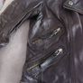 leather biker jacket Image 5