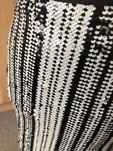 H&M Sequined midi skirt Size 10