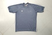 FREE POST Vintage Leeds United (L) Nike  Jersey Tee Shirt  Soccer Football  Grey England  Large