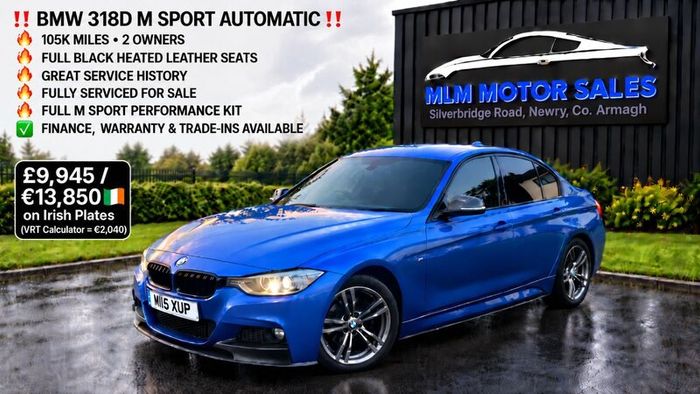 Bmw 318d M Sport Auto Fully Kittedlow Vrt 2k!