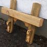 Rustic Oak Beam floating shelf / display Image 8
