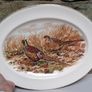 Oval pheasant scene plate Image 4