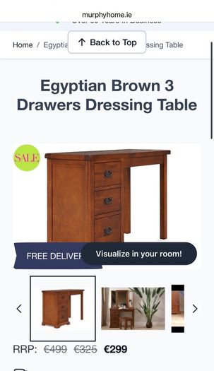 Solid Wooden Desk Rustic Style with 3 Drawers