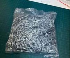 1 Kilo bag of steel staples 30mm