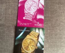 1996 mini rolex oyster brochure and price list