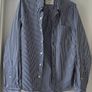 Abercrombie & Fitch striped logo button-up Shirt 100% cotton - size: M Image 8