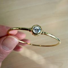 Opreshyne Eclipse Glow 14k Carat Gold Bracelet with 1/2 Carat Diamond