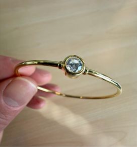 Opreshyne Eclipse Glow 14k Carat Gold Bracelet with 1/2 Carat Diamond
