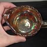 Marigold Carnival Glass Creamer Image 4