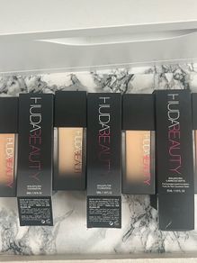 Last 4 huda beauty faux filter foundations
