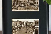 Framed Vintage Dublin Postcards  OConnell Street Wall Art