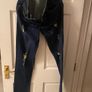 Mens Navy Jeans Firetrap 34R Image 2