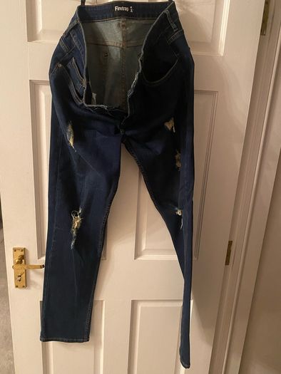 Mens Navy Jeans Firetrap 34R