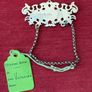 Antique Silver Decanter Label Image 2