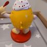Vintage yellow m&ms clock Image 4