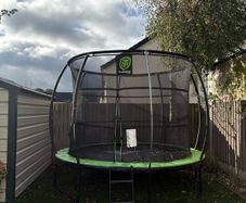 Thorpe Sports 10 ft Trampoline with Enclosure & Ladder
