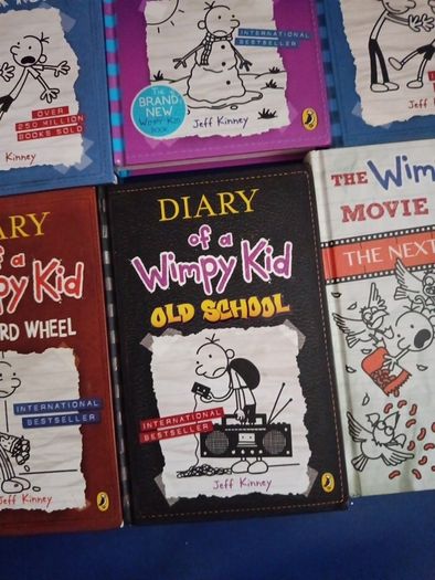 diary of a wimpy kid books