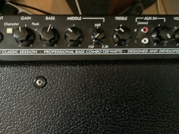 EBS 120 watts bass amp in perfect condition.