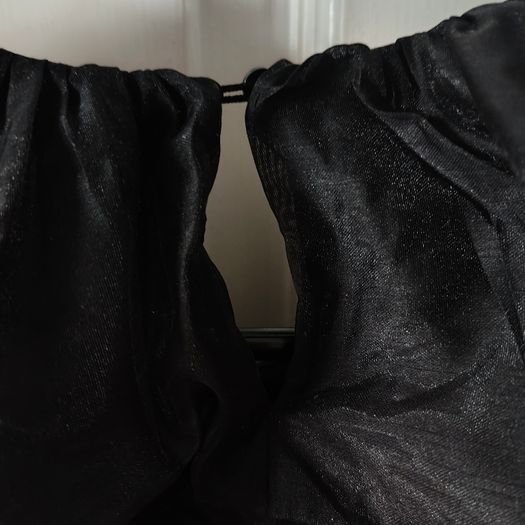 Black Frilled mini dress  size M, from H&M