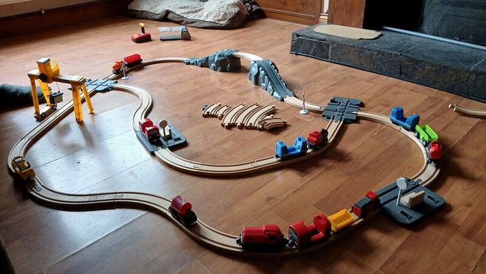 Wooden Train Set