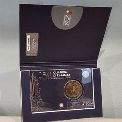 Italy 2 Euro Commemorative Coin 2024 - Financial Police. Coincard. BU