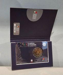 Italy 2 Euro Commemorative Coin 2024 - Financial Police. Coincard. BU