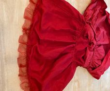Gorgeous velvety red dress from Next