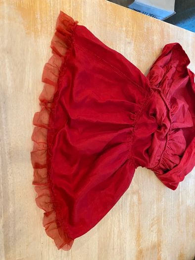 Gorgeous velvety red dress from Next
