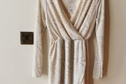 Cream/Silver dress