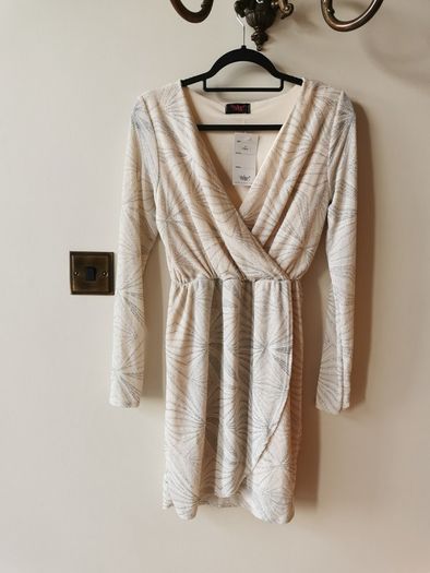 Cream/Silver dress
