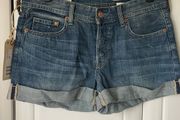 shorts Bnwt H&amp;M. Denim shorts boyfriend style size 10