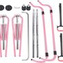 Gymnastics Bar, Folding Horizontal Bar Gymnastics Equipment for Kids Home Training, Expandable Gymnastics Training Bar Junior with Adjustable Height for Girls Boys (FREE SHIPPING) Image 5