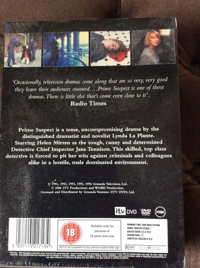 Helen Mirren Prime Suspect DVD Box Set NEW