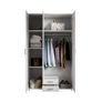Premium 3-Door Wardrobe with Mirror & Drawers - Stylish & Practical Image 3