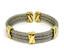 Charriol Celtic Design Luxury Cuff Bracelet