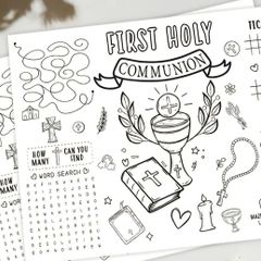 First Holy Communion activity sheets