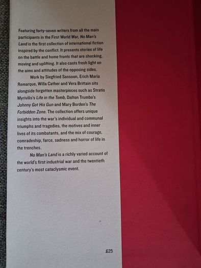 No Man's Land / Writings from A World at War / 2014