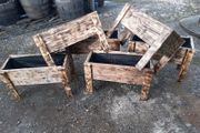 Raised garden boxes